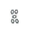 Haldex E172003 A/C Compressor Gasket Kit Exhaust Gasket for Compressor Manifold Qty 5