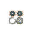 Haldex RC698EZHTX Transmission Clutch Kit Transmission Clutch Kit - Heavy Duty Reman. Pull Type, Two Plate, Flat Flywheel,
