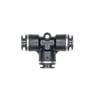 APC64F10 by HALDEX - Midland Push-to-Connect (PTC) Fitting - Composite, Fixed Union Tee Type, 5/8" ID