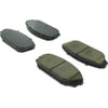 Centric 106.07930 Disc Brake Pad Set Posi Quiet Extended Wear Brake Pads with Shims and Hardware