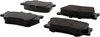 Centric 106.12121 Disc Brake Pad Set Posi Quiet Extended Wear Brake Pads with Shims and Hardware