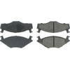 Centric 300.02800 Disc Brake Pad Set Centric Premium Semi-Metallic Brake Pads with Shims and Hardware