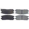 Centric 300.05800 Disc Brake Pad Set Centric Premium Semi-Metallic Brake Pads with Shims and Hardware