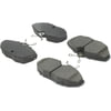 Centric 300.08060 Disc Brake Pad Set Centric Premium Semi-Metallic Brake Pads with Shims