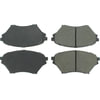 Centric 300.08900 Disc Brake Pad Set Centric Premium Semi-Metallic Brake Pads with Shims and Hardware