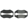 Centric 300.10460 Disc Brake Pad Set Centric Premium Semi-Metallic Brake Pads with Shims and Hardware