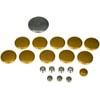 567-009 by DORMAN - Ford Brass Expansion Plug Kit, 15 Expansion Plugs, 4 Pipe Plugs