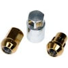Dorman 713-375K Wheel Lug Nut Gold Acorn Wheel Nut Lock Set