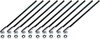 Dorman 390-015 Battery Hold Down Bolt 5/16-18 In. X 8-3/4 In. X 2-1/4 In. Battery Hold Down Bolt