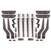 100128 by MINIMIZER - B4578 Bolt-on Bkt Kit-Silv Mr