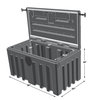Minimizer t36ubbmin Semi-Truck Tool Box TLBX-ASSY,36,UNBDY,PE,BLK