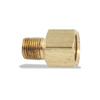6864 by VELVAC - Inverted Flare Fitting, Male Connector, Brass, 3/8" x 1/4", 5/8"-18 Straight Thread