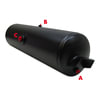 Velvac 35101 Portable Air Tank Air Tank, 8" x 29-1/4", 1425 cubic inch capacity