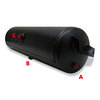 Velvac 35102 Portable Air Tank Air Tank, 8" x 29-1/4", 1425 cubic inch capacity
