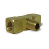 Velvac 16015 Pipe Fitting Pipe Fitting, Male Branch Tee, Brass, 1/4"
