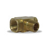Velvac 16017 Pipe Fitting Pipe Fitting, Male Branch Tee, Brass, 1/2"