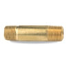 Velvac 16038 Pipe Fitting Pipe Fitting, Pipe Nipple, Malleable Iron, 1/4" Pipe Size, 2" Length