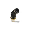 Velvac 16444 Air Brake Fitting Push-Lock Air Brake Fitting, 45° Male Swivel Elbow, 1/4" x 1/4"