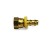 Velvac 16948 Flare Fitting SAE 45° Flare Fittings, Hose Barb to Female Flare Swivel, 1/4" x 1/4"