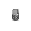 Velvac 17065 Pipe Fitting Pipe Fitting, Square Head Plug, Plated Steel, 3/8"