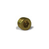 Velvac 17107 Pipe Fitting Pipe Fitting, Counter Sunk Plug, Brass, 1/4"