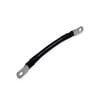 Velvac 58119 Battery Cable Stud Top Battery Cable, Black, 12", 2/0 Gauge Wire, Black PVC Outer Jacket