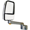 Velvac 714727 Door Mirror 2030 Series Door Mirror - Chrome, 12" Radius Base, 10" Lighted Arm, Deluxe Head, Driver Side