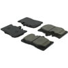 Centric 105.08700 Disc Brake Pad Set Posi Quiet Ceramic Brake Pads with Shims and Hardware