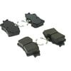 Centric 105.06270 Disc Brake Pad Set Posi Quiet Ceramic Brake Pads with Shims and Hardware