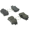 Centric 106.06270 Disc Brake Pad Set Posi Quiet Extended Wear Brake Pads with Shims and Hardware