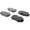Centric 106.07200 Disc Brake Pad Set Posi Quiet Extended Wear Brake Pads with Shims and Hardware