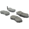 Centric 104.04220 Disc Brake Pad Set Posi Quiet Semi-Metallic Brake Pads with Hardware
