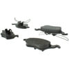 Centric 104.08160 Disc Brake Pad Set Posi Quiet Semi-Metallic Brake Pads with Hardware