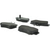 Centric 104.08410 Disc Brake Pad Set Posi Quiet Semi-Metallic Brake Pads with Hardware
