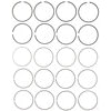 Mahle 41495CP Engine Piston Ring Set Engine Piston Ring Set