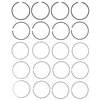 Mahle 41692 Engine Piston Ring Set Engine Piston Ring Set