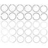 Mahle 41870CP Engine Piston Ring Set Engine Piston Ring Set