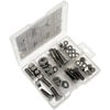 Dorman 799-500 Stainless Steel Hardware Assortment Stainless Steel Hardware Value Pack- Sku's 9- 60 Pieces