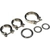 Dorman 904-5533 Exhaust Gas Recirculation (EGR) Cooler Clamp EGR Coolant Clamps