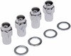 Dorman 711-208 Wheel Lug Nut Wheel Nut Chrome Std. Mag 2-Pc 1/2-20