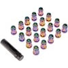 Dorman 711-255G Wheel Lock Set Neo-Chrome Spline Drive Lock Set 1/2-20