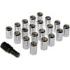 Dorman 711-445 Wheel Lock Set Chrome Tuner M12-1.25