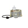 P564747 by DONALDSON - Air Cleaner Bowl - 3.70 in. Overall Length, with Drain Port, 1 1/4-10 UN Bowl Thread