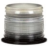 6600W by TRUCK-LITE - Signal-Stat Beacon Light - Gas Discharge, Low Profile Beacon, Clear Lens, Permanent Mount/Pipe Mount, Class I, Hardwired, Stripped End, 12V