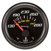 Equus Products E6232 Engine Coolant Temperature Gauge Gauge, Water Temperature, 2" , 130-280F, 90 Sweep Mech, Black, 6000