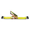 Quality Chain CC43060FH 4" x 30' Ratchet Strap, with Flat Hooks