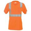 JJ Keller 65511 T-Shirt SAFEGEAR™ Women’s Fit Hi-Vis Type R Class 2 T-Shirt with Pocket - 2XL, Orange