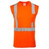 JJ Keller 65143 T-Shirt SAFEGEAR™ Hi-Vis Sleeveless T-Shirt With Pocket, Type R Class 2 - 3XL, Orange
