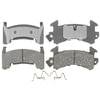 Performance Friction PGD154C Disc Brake Pad Set - Front, Carbon Metallic, Severe Duty