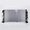 13318 by TYC - Radiator Assembly - 1 Row, Aluminum, Crossflow, 16.06x26.77 in. Core, Plate Oil Cooler